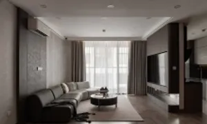 Căn hộ hiện đại tông trầm cho người không thích phô trương